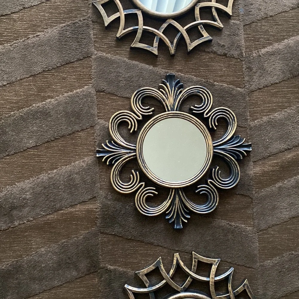 Set of Three Wall Mirrors